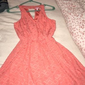 Pink chiffon sundress